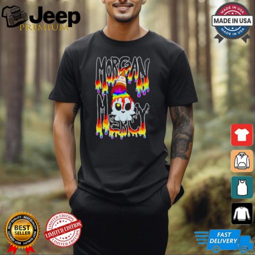 Morgan Mercy Morgan Mercy Rinbow Drip shirt