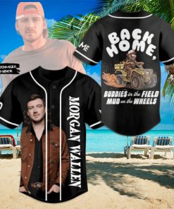 Morgan Wallen Back Home Buddies In The Field Mud On The Wheels Custom Baseball Jersey