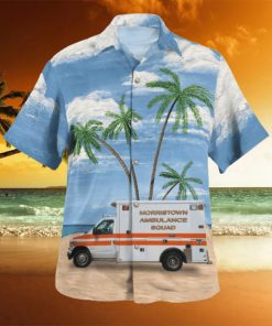 Morristown New Jersey Morristown Ambulance Squad Hawaiian Shirt