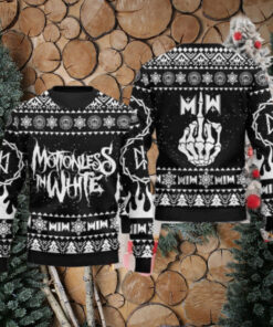 Motionless In White Band Christmas Sweater Chirstmas Gifts 2024 Xmas For Family And Friends Ugly Sweater