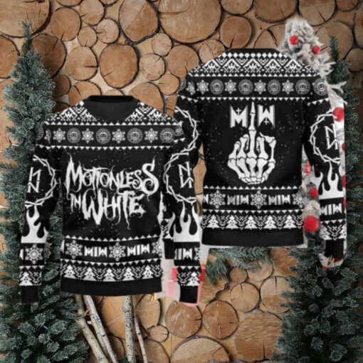 Motionless In White Band Christmas Sweater Chirstmas Gifts 2024 Xmas For Family And Friends Ugly Sweater