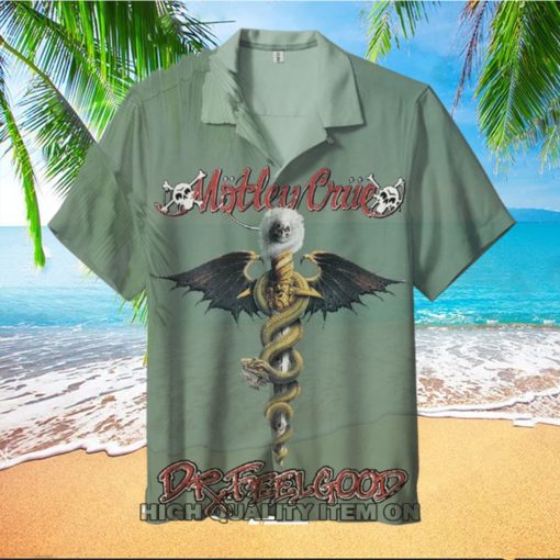 Mötley Crüe Dr Feelgood Album Hawaiian Shirt