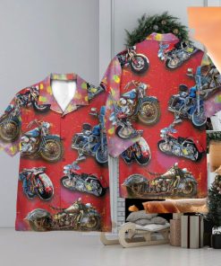 Motobike 3D Hawaiian Shirt Holiday Gift