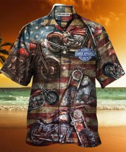 Motorcycle No Plans No Maps America Style Hawaiian Shirt