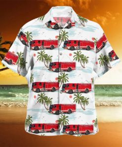 Mountain Iron Minnesota Mountain Iron Fire Department Hawaiian Shirt