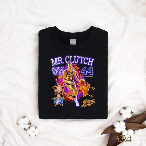 Mr Clutch Jerry West the logo Los Angeles Lakes signature shirt