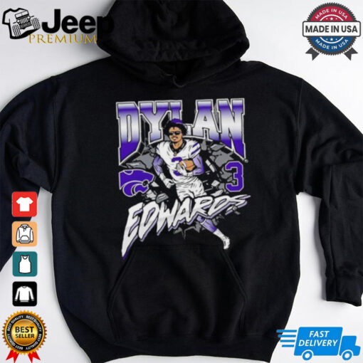 Mr. Joe L. Hall Jr. Dylan Edwards 3 Kansas State Wildcats T shirts