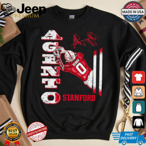 Mudia Reuben Stanford Cardinal comic signature shirt