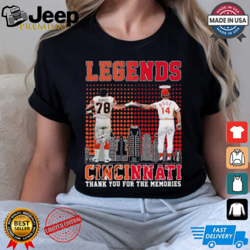 Munoz 78 X Rose 14 Signature Cincinnati Thank You For The Memories Shirt