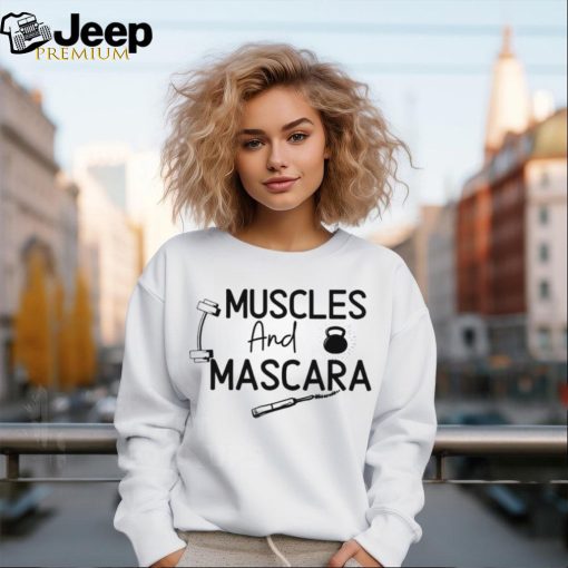 Muscle and mascara shirt