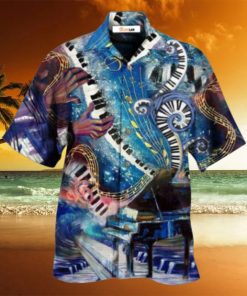 Music Happiness Is Playing My Piano Hawaiian Shirt