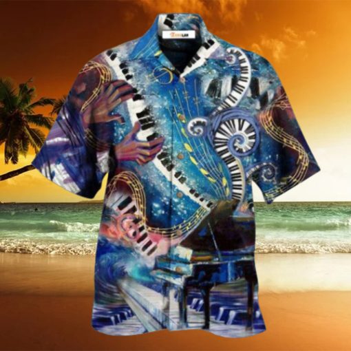 Music Happiness Is Playing My Piano Hawaiian Shirt