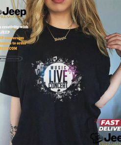 Music live shirt