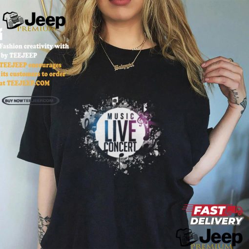 Music live shirt