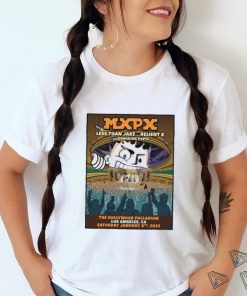 MxPx Los Angeles 24 less than jake relient k smoking popes shirt