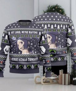 My Lord, Were Having A Curry stmas Tonight Log Horizon Ugly Christmas Sweater