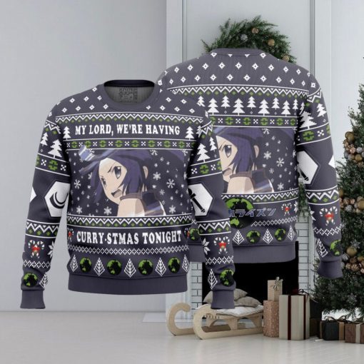 My Lord, Were Having A Curry stmas Tonight Log Horizon Ugly Christmas Sweater