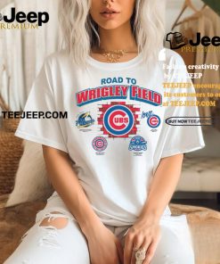 Myrtle Beach Pelicans Bimm Ridder White Chicago Cubs Road To Wrigley T Shirt