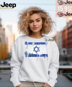 Mysocialshirts Distressed Israeli Flag Tee shirt