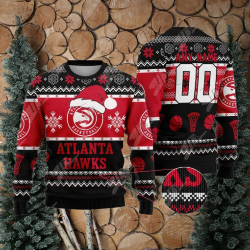 NBA Atlanta Hawks Special Christmas Ugly Sweater Design