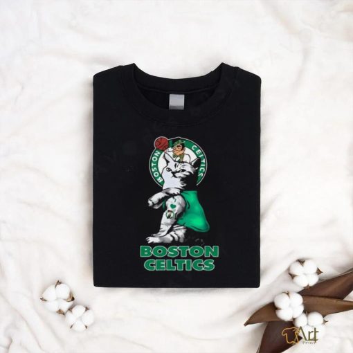 NBA Basketball My Cat Loves Boston Celtics T Shirt