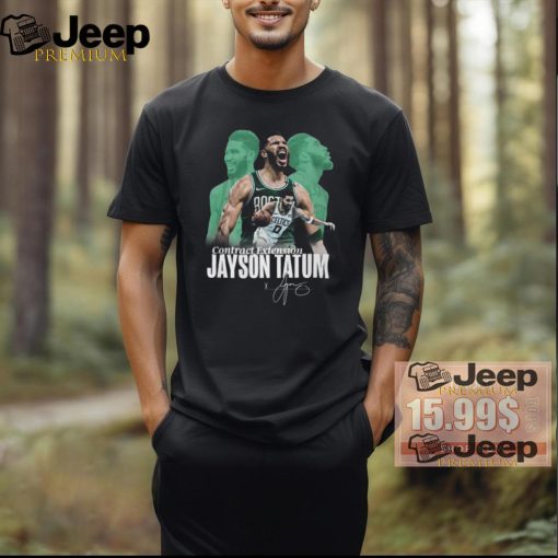 NBA Boston Celtics Jayson Tatum Graphics Signature Design 2024 Champions T Shirt