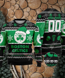 NBA Boston Celtics Special Christmas Ugly Sweater Design