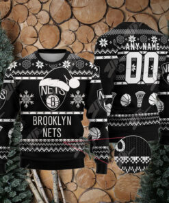 NBA Brooklyn Nets Special Christmas Ugly Sweater Design