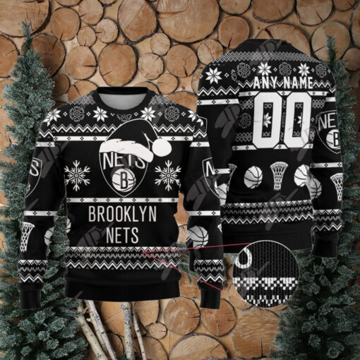 NBA Brooklyn Nets Special Christmas Ugly Sweater Design