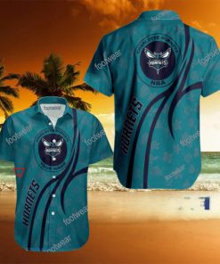 NBA Charlotte Hornets Hawaiian Shirt Design Gift Fans Summer Holidays Custom Name