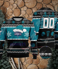 NBA Charlotte Hornets Special Christmas Ugly Sweater Design