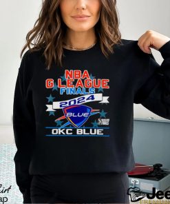 NBA G league finals 2024 OKC blue shirt