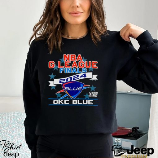 NBA G league finals 2024 OKC blue shirt