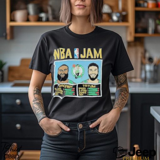 NBA Jam Celtics Brown And Tatum Shirt