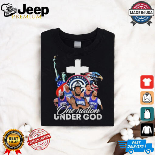 NBA LA Clippers One Nation Under God Vintage 2024 Shirt