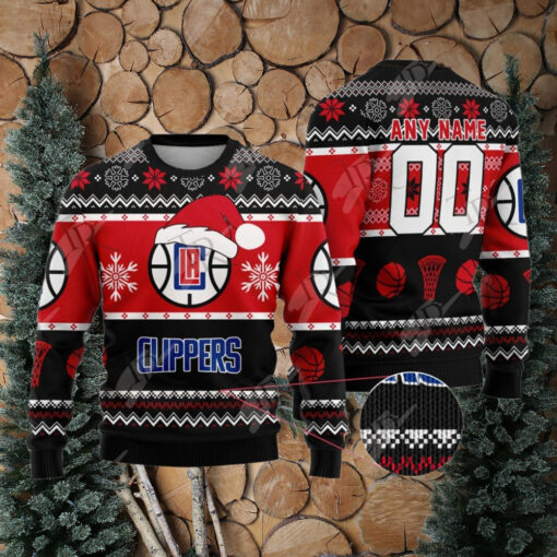 NBA Los Angeles Clippers Special Christmas Ugly Sweater Design