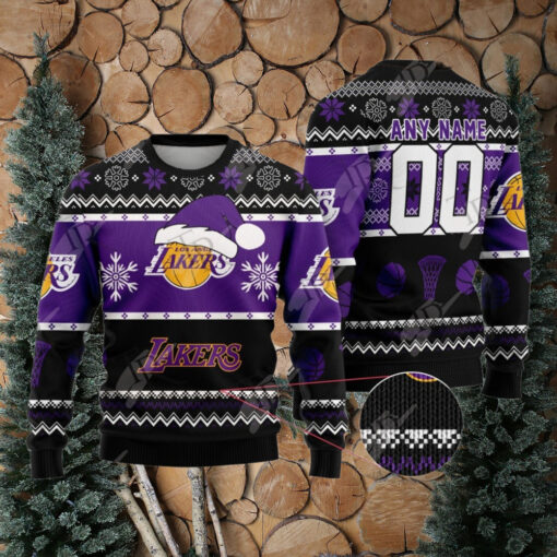 NBA Los Angeles Lakers Special Christmas Ugly Sweater Design