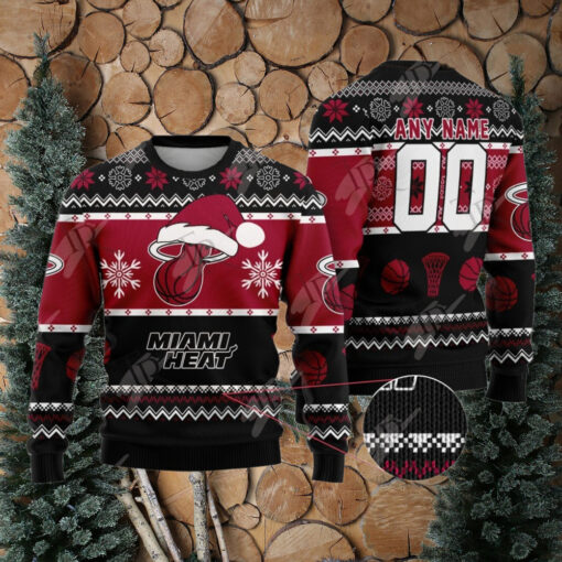 NBA Miami Heat Special Christmas Ugly Sweater Design