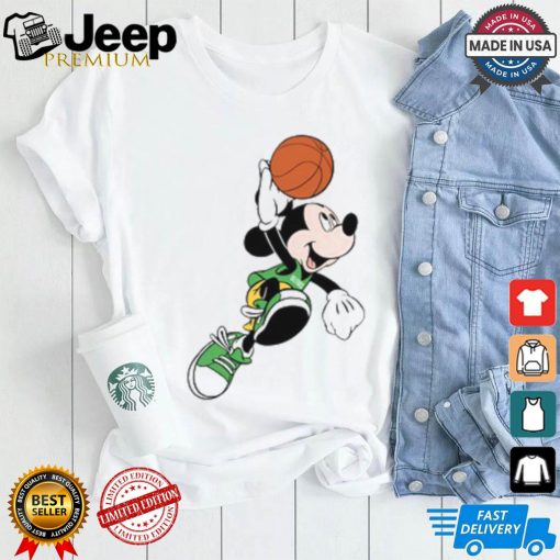 NBA Mickey Boston Celtics Logo T Shirt