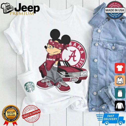 NBA Mickey Mouse Alabama Crimson Tide Super Cool T Shirt