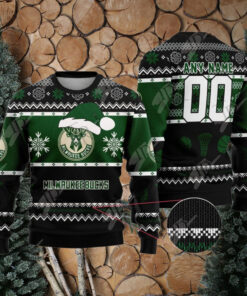 NBA Milwaukee Bucks Special Christmas Ugly Sweater Design