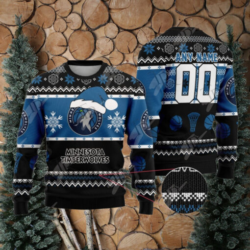 NBA Minnesota Timberwolves Special Christmas Ugly Sweater Design