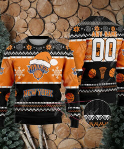 NBA New York Knicks Special Christmas Ugly Sweater Design