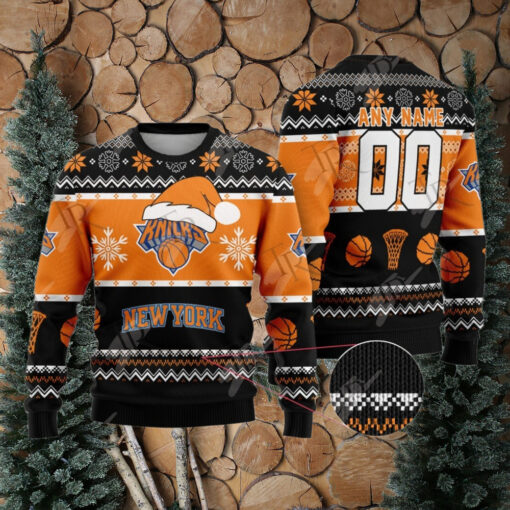 NBA New York Knicks Special Christmas Ugly Sweater Design