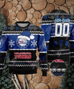 NBA Philadelphia 76ers Special Christmas Ugly Sweater Design