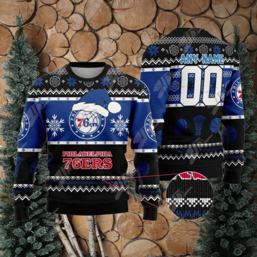 NBA Philadelphia 76ers Special Christmas Ugly Sweater Design