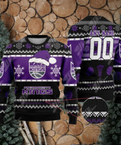 NBA Sacramento Kings Special Christmas Ugly Sweater Design