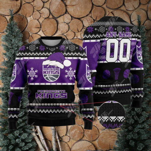 NBA Sacramento Kings Special Christmas Ugly Sweater Design