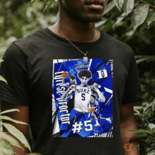 NBA Tyrese Proctor Number 5 Duke Blue Devils Sydney Australia shirt