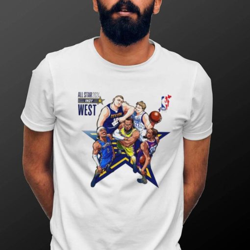NBA all star 2024 indy west shirt